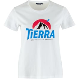 Tierra Organic Cotton Everest Tee W Women’s T-shirts White Main Front 74642