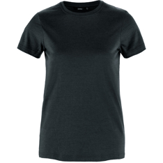 Tierra Wool Tee W Women’s T-shirts Black Main Front 84074