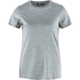 Tierra Wool Tee W Women’s T-shirts Grey Main Front 84076