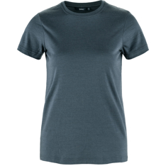 Tierra Wool Tee W Women’s T-shirts Blue Main Front 84072