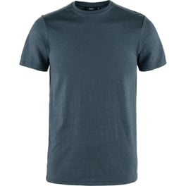 Tierra Wool Tee M Men’s T-shirts Blue Main Front 84052