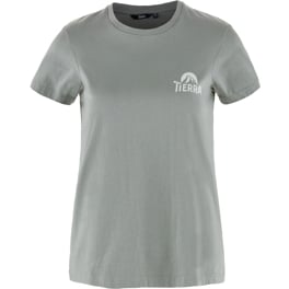 Tierra Organic Heavy Cotton Tee Everest W Women’s T-shirts Grey Main Front 83821