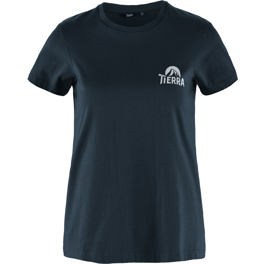 Tierra Organic Heavy Cotton Tee Everest W Women’s T-shirts Blue Main Front 83817