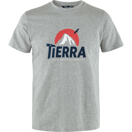 Tierra Organic Cotton Everest Tee M Men’s T-shirts Grey Main Front 74574