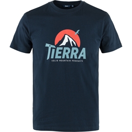 Tierra Organic Cotton Everest Tee M Men’s T-shirts Blue Main Front 74576