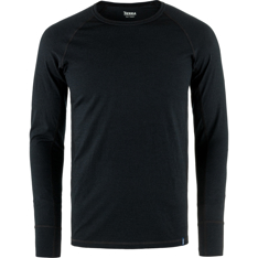 Tierra Utilana Merino Sweater M Men’s Base Layer Tops Black Main Front 74602